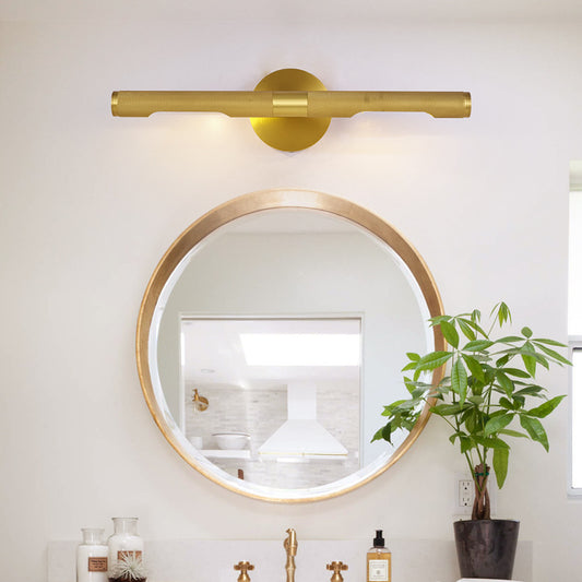 Modern copper brass vanity light