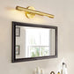 Modern copper brass vanity light