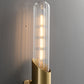 copper brass glass wall sconce lamp