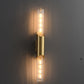 copper brass glass wall sconce lamp