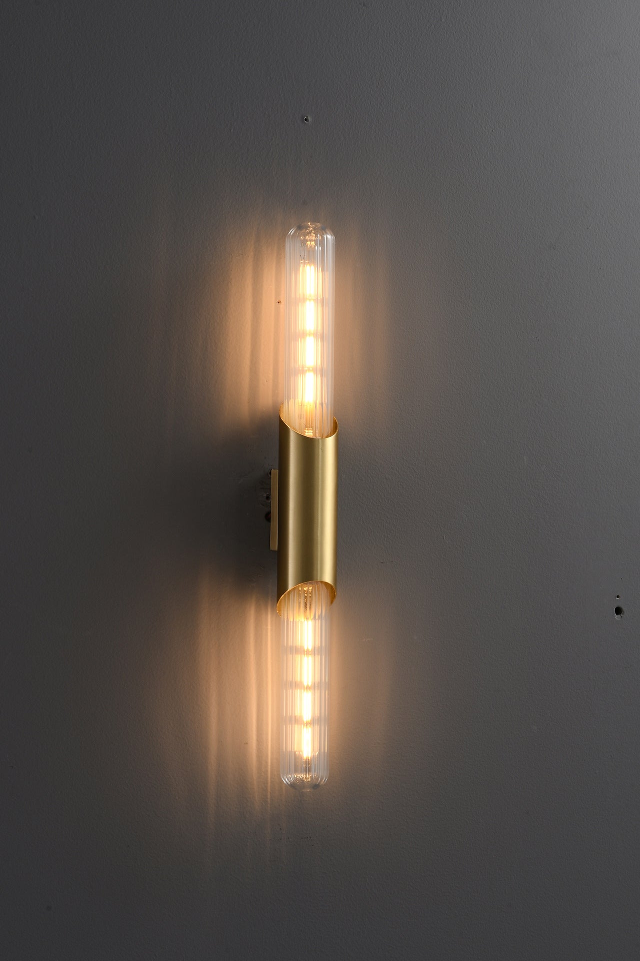 copper brass glass wall sconce lamp