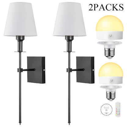 2packs farmhouse sconce wall lamp