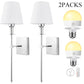 2packs simple modern wall lamp