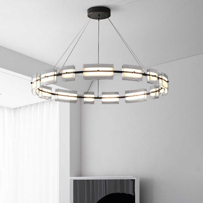 Nordic Glass Circle Pendant Light