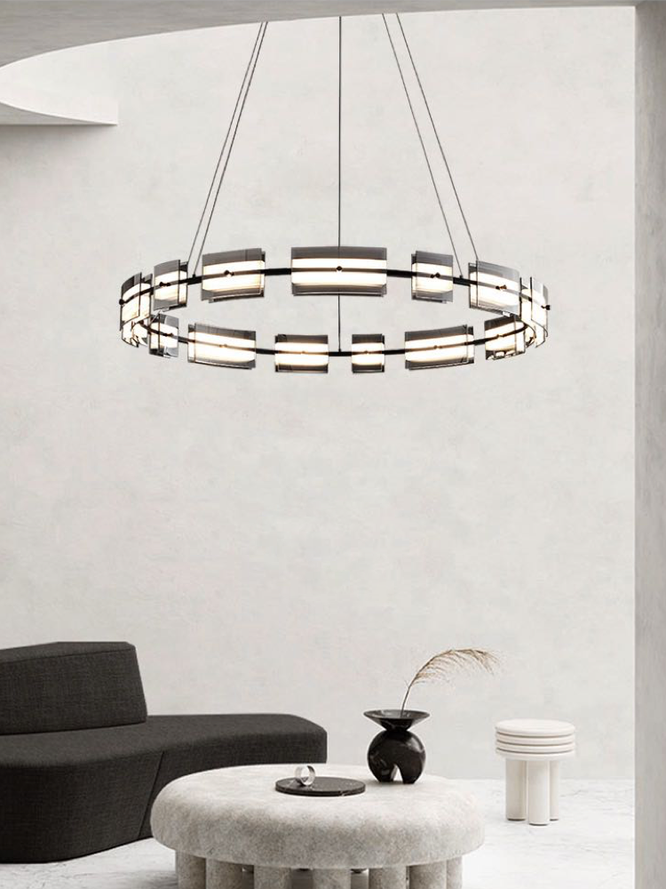 Nordic Glass Circle Pendant Light