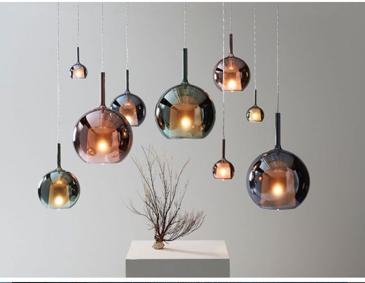 Colorful Glass Pendant Light