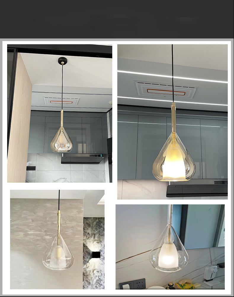 Clear Glass Pendant Light