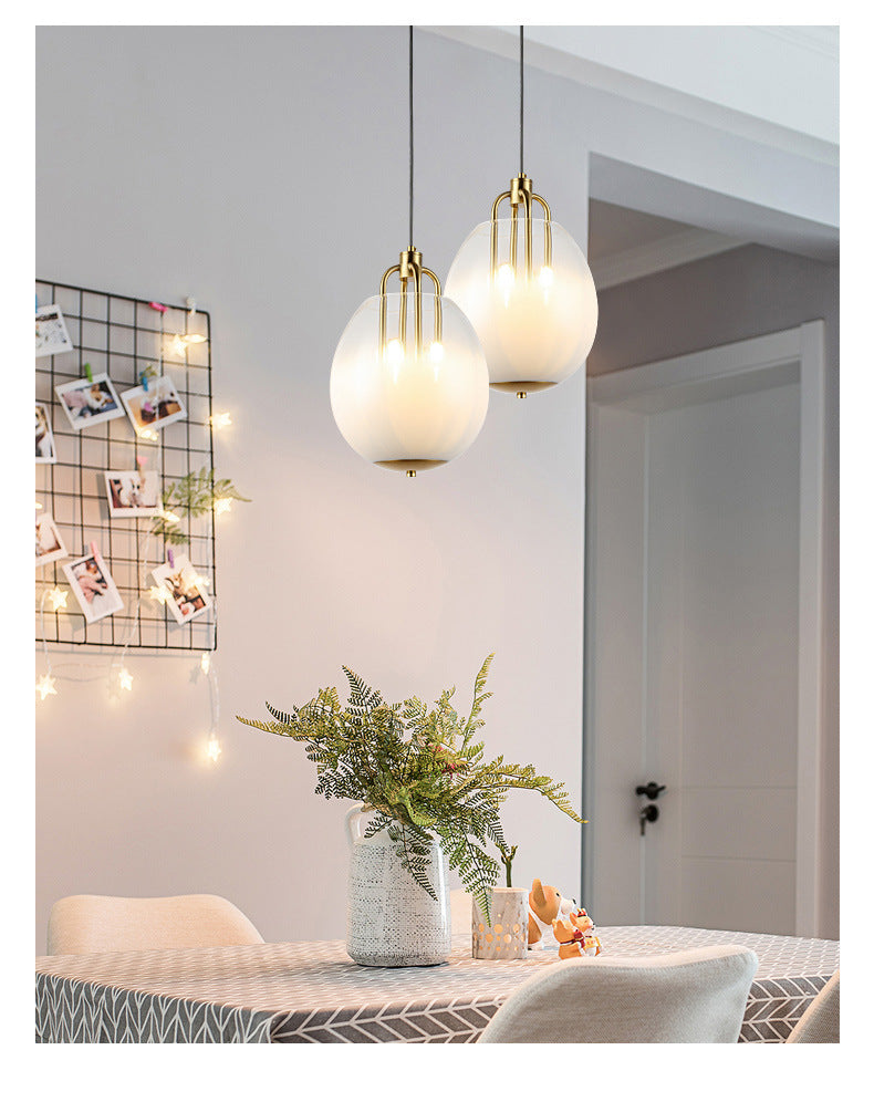 Gradient color Glass Pendant Light