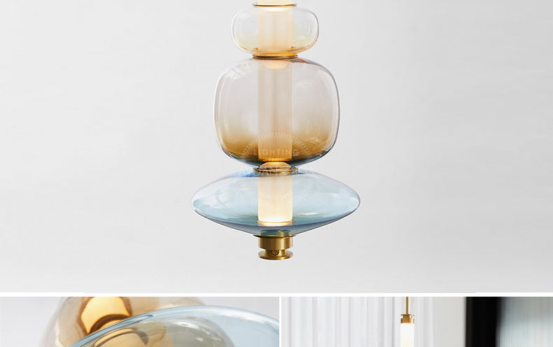 Colorful Nordic Glass Pendant Light