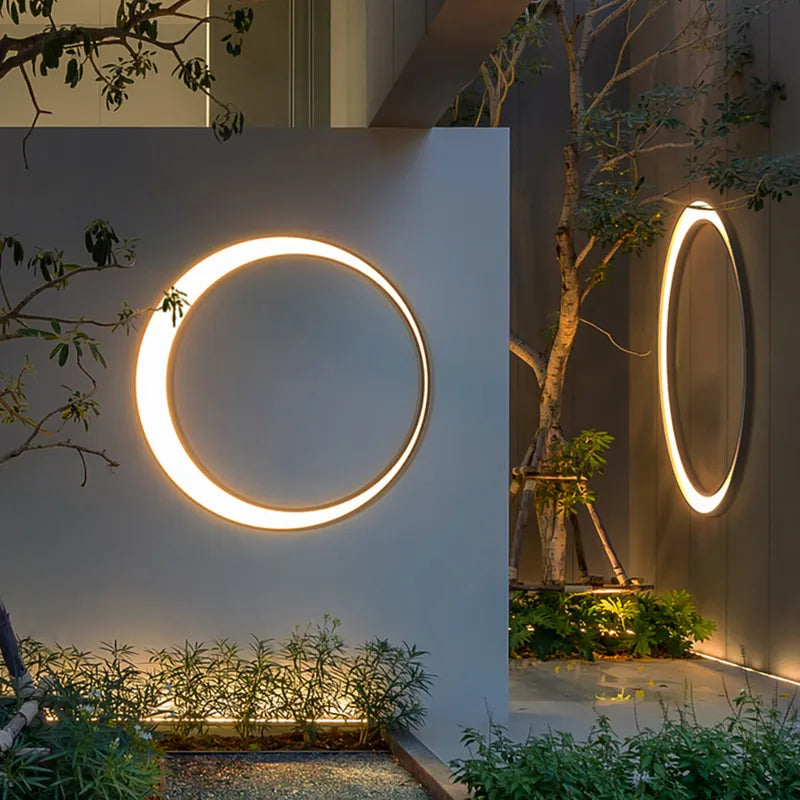 Modern Moon Outdoor wall lamp