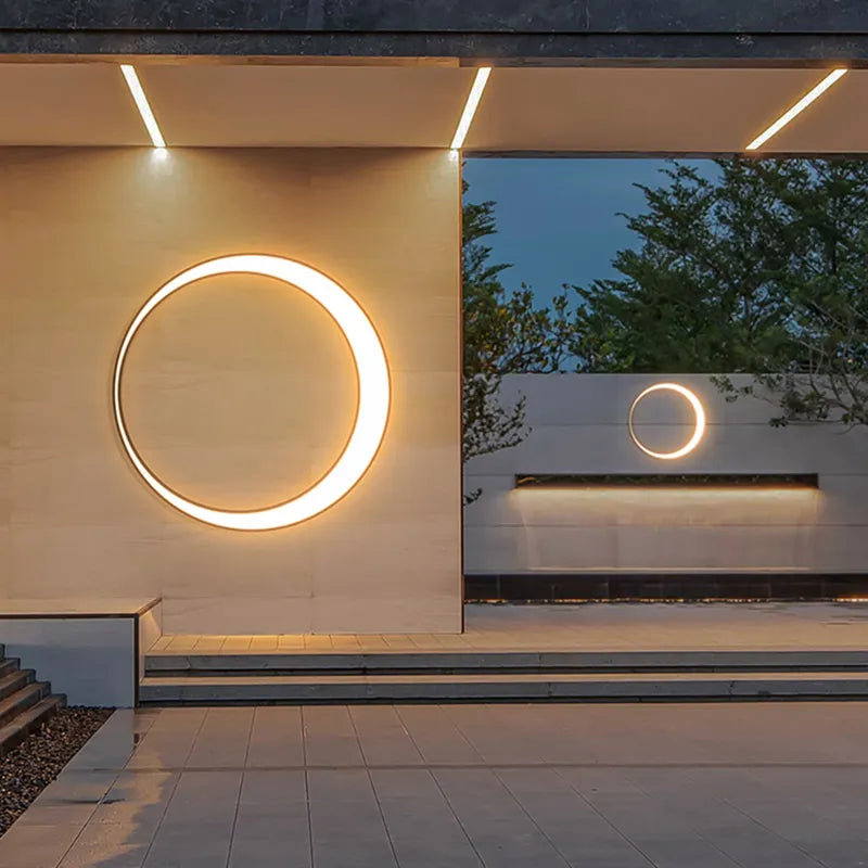 Modern Moon Outdoor wall lamp