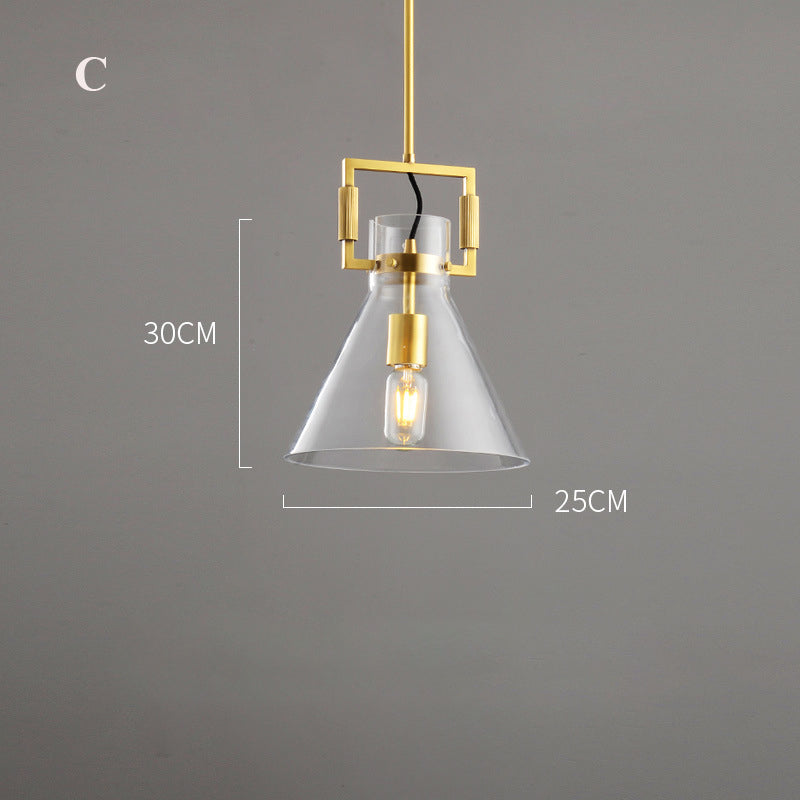 Postmodern design Glass Pendant Light